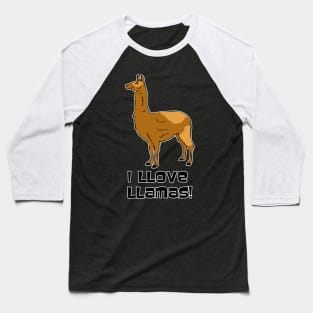 I Llove Llamas! Baseball T-Shirt